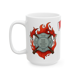 15oz Not a Job, a Brotherhood – Firefighter Unity Mug